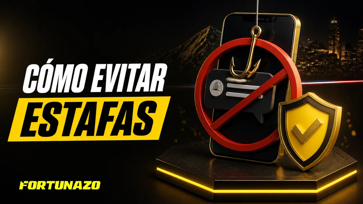 Celular con anzuelo y escudo